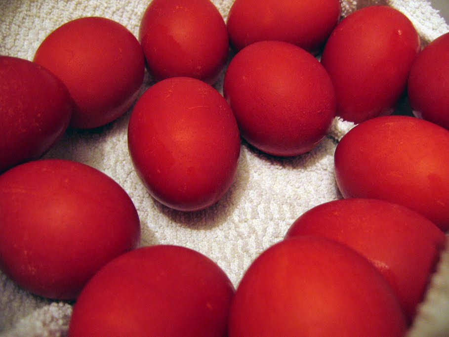 Red Easter Egg Dye