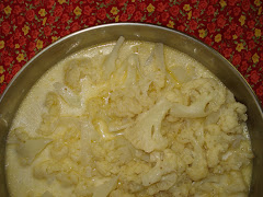 Coliflor con Crema de Leche