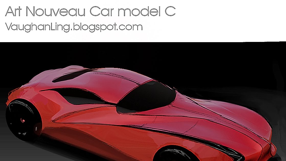 V Ling: Art Nouveau car model c