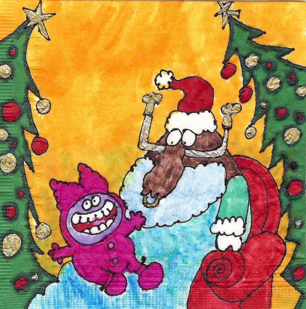 kmkirbynapkins Merry Knishmas. Holidays with Chowder!