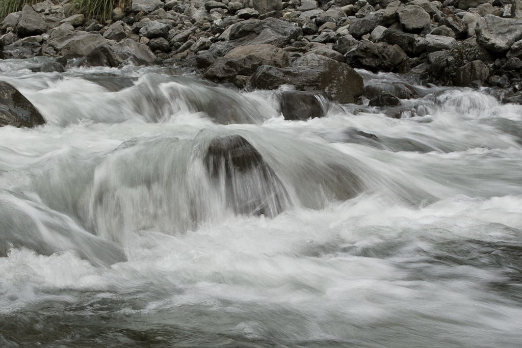 Delightful walking on a warm summer's day when it's low; madness in winter when it's icy; lunacy if it's flooded