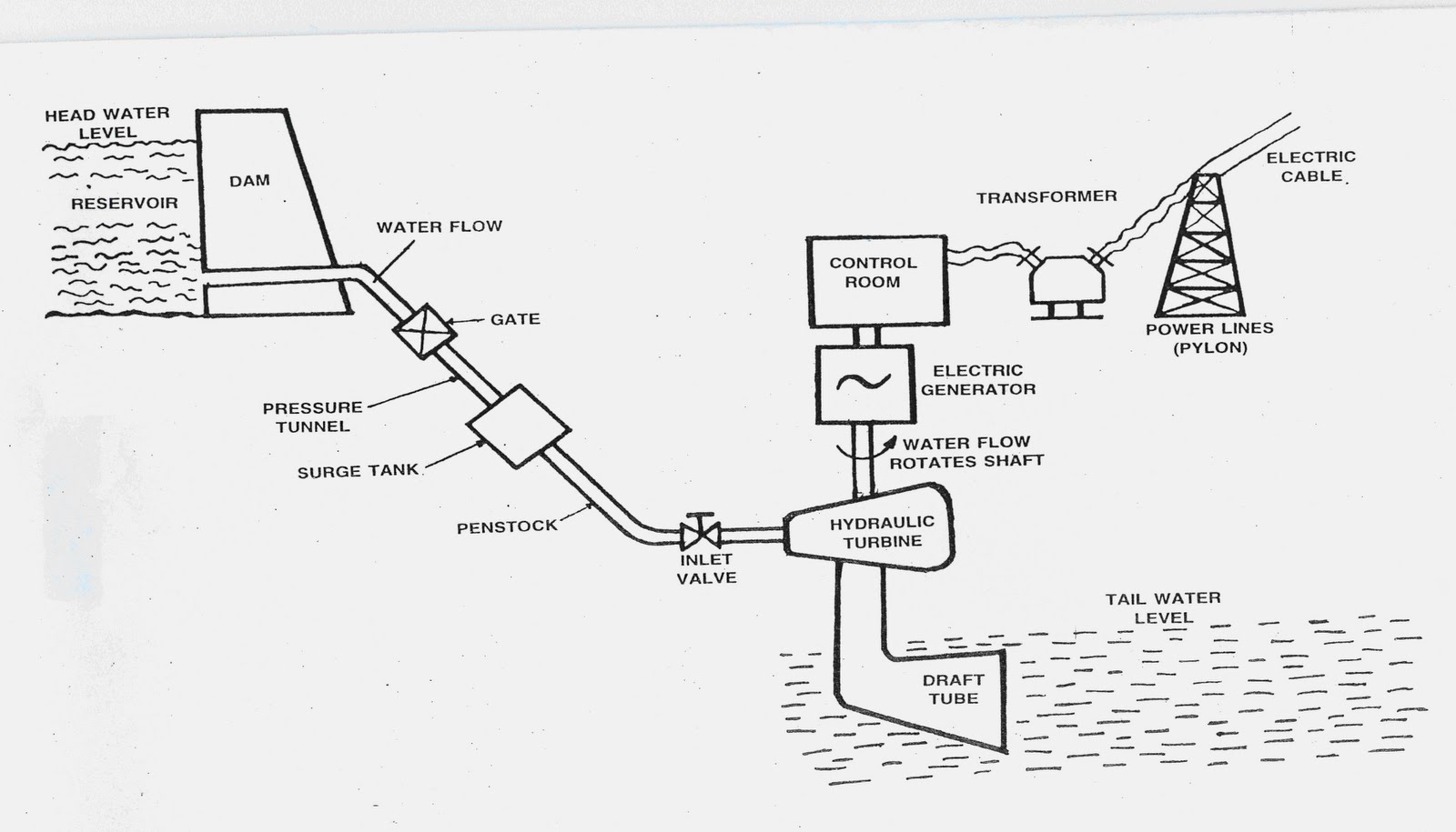 NUCLEARPOWER PLANT,HYDRO-ELECTRIC POWER PLANT,DIESEL POWER PLANT,STEAM POWER PLANT
