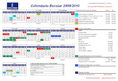 Calendario escolar