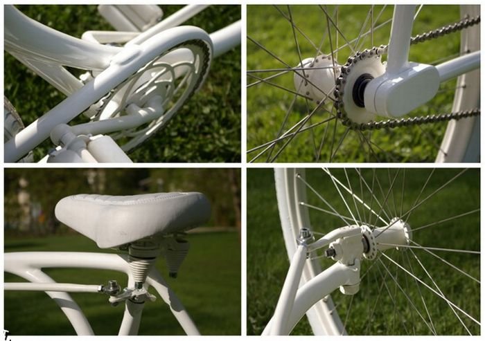 Forkless cruiser, uma bicicleta sem garfo