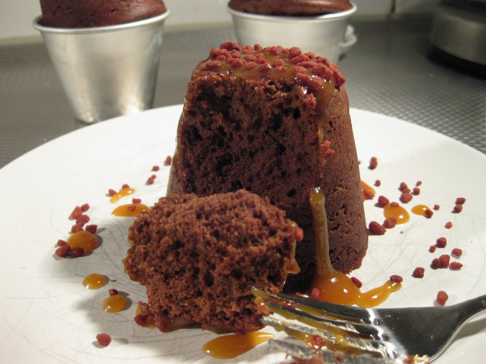 Excellenteten.nl Daring Bakers Challenge Chocolate cinnamon pudding