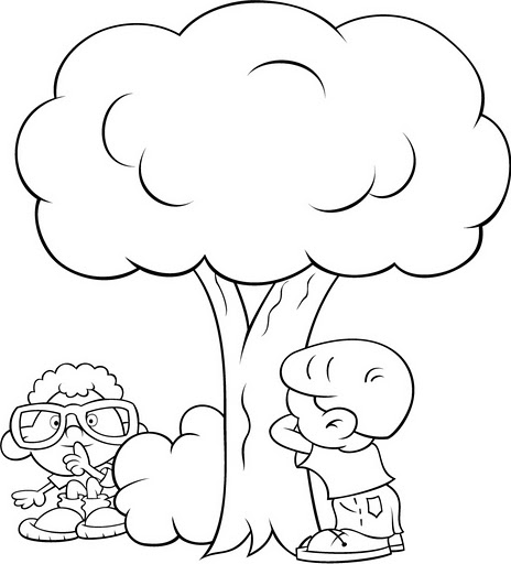 Juegos Tradicionales Para Colorear Rayuela - Láminas para colorear