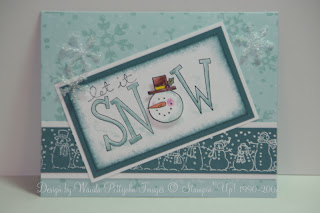 Die Cut Winter Holiday Ribbon, Blue Snowman, 7/8 inch x 12 Yards by Gwen Studios