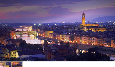 Bing Wallpaper Florence, Ponte Vecchio Duomo cathedral on Arno River in Florence, Italy 