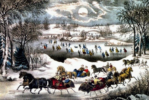 My Paisley World: Currier & Ives Winter Scenes