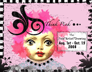Pink Artist Art Doll Drawing Aug 1 - Oct 15, 2008