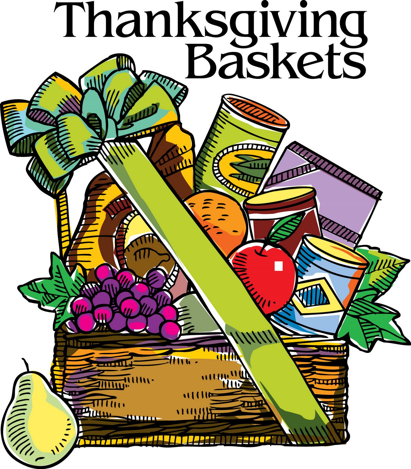 clipart thanksgiving basket - photo #1