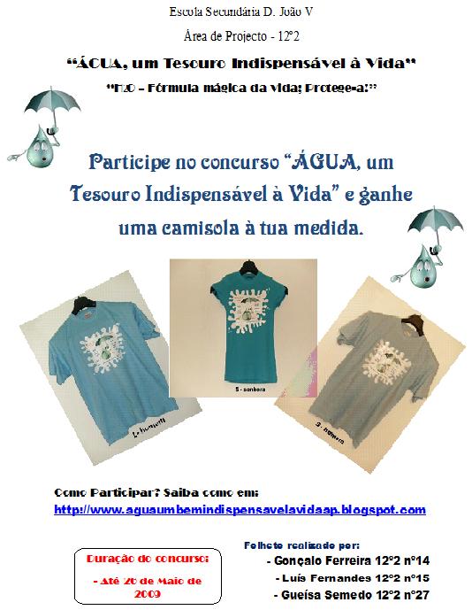 Concurso “ÁGUA, um Tesouro Indispensável à Vida”