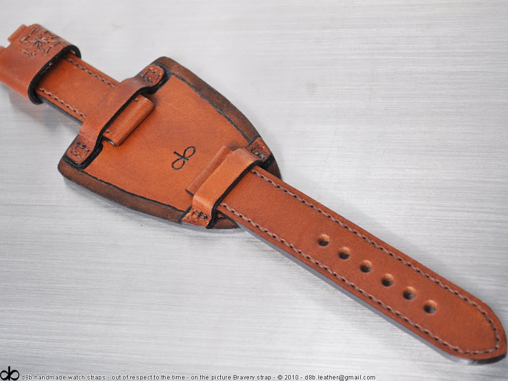 d8b leather world 100% handmade leather watch straps
