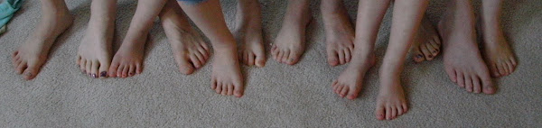 Look at all those beautiful little feet two people can create!