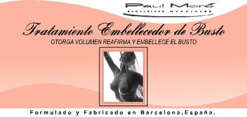 Etiqueta crema busto