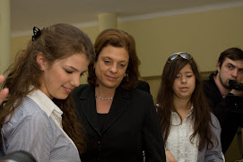 Agnieszka Bemowska& Magda Wargocka with Israeli Minister Of Education