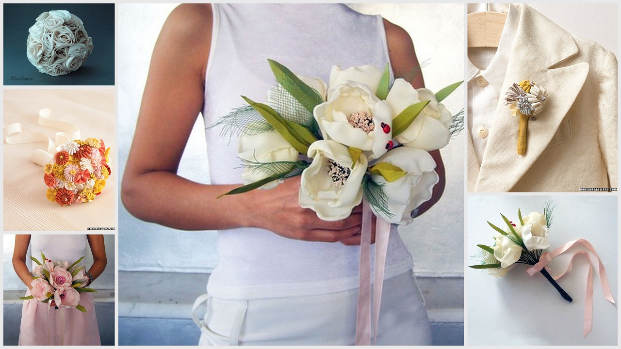 One Queen's Lane Wedding Bouquet Alternative to flowers