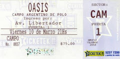 ticket BsAs, Argentina 2006