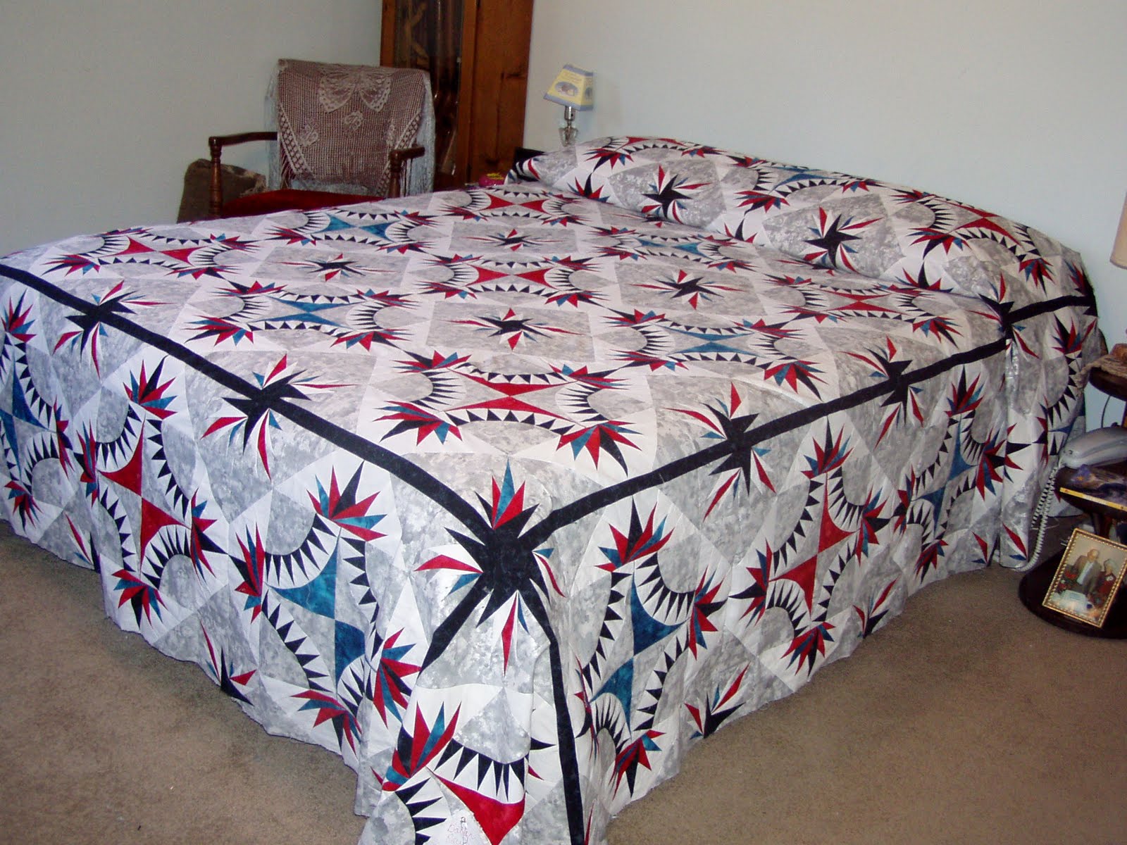 Judy's Quilts & Ramblin's Whew hew!! Two 2nd Places at Nuts and Bolts