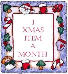 1 Xmas item a month