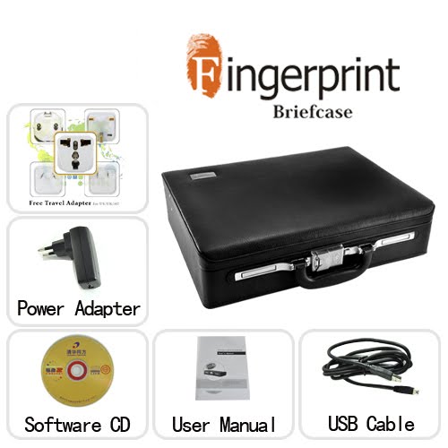 Briefcase with a biometric lock Latest Technology Products