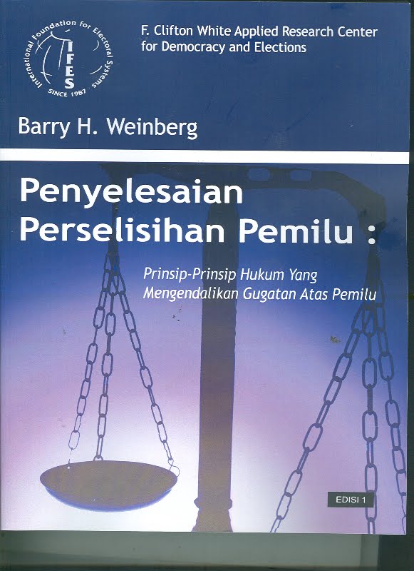 AJARAN DASAR PENYELESAIAN PERSELISIHAN PEMILIHAN UMUM