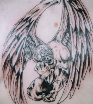 Pictures of angel tattoo designs. There are particular places on the body