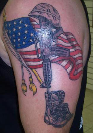 american flag eagle tattoo. American Tattoos