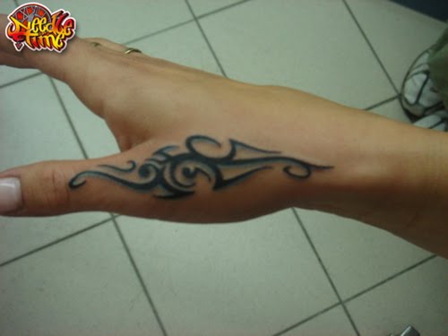 Tribal Tattoos For Women On Hand