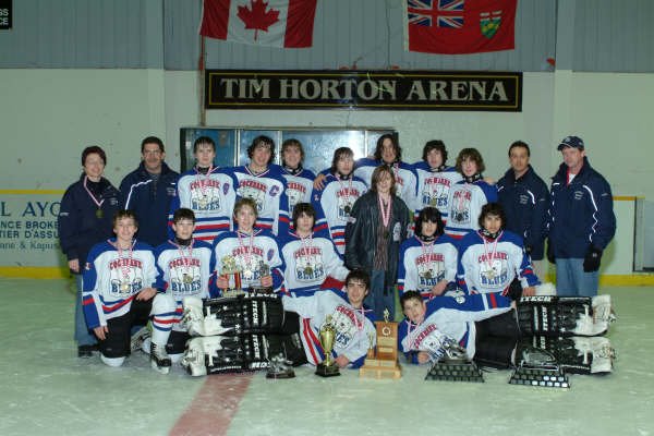 Cochrane Bantam Blues Championship Winners