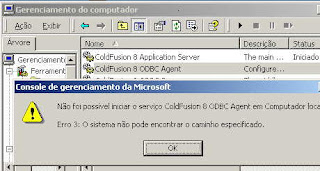 ColdFusion 8 ODBC Agent error