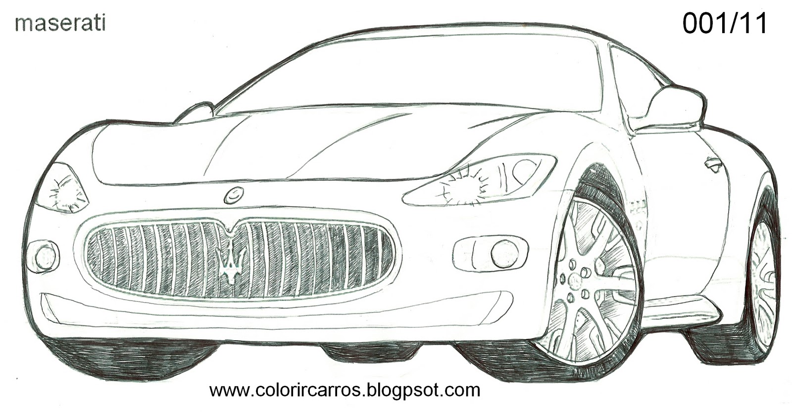 De Professor Adilson Colorir Carros Maserati Gran Turismo