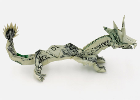 Amazing Collection of Origami Made out of Dollar Bills