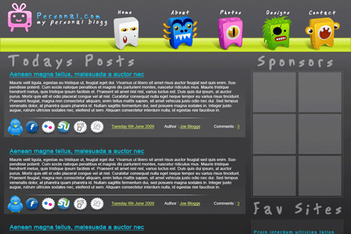 Free PSD Website Templates