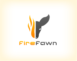 FireFawn logo design