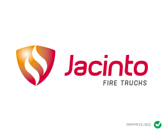 Jacinto Fire Trucks Logo Design