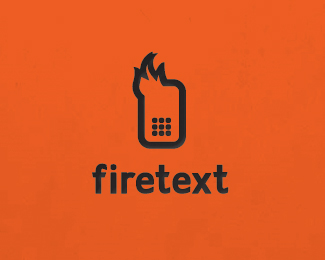 Firetext_v2 Logo Design