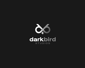 dark bird Music logo design
