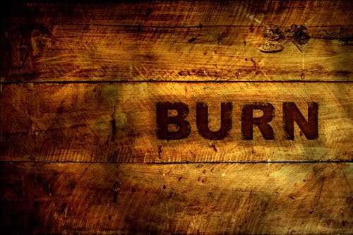 Burnt Wood Text Effect