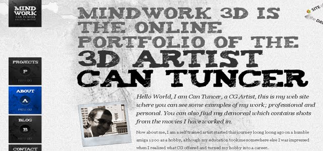 mindwork3d web design