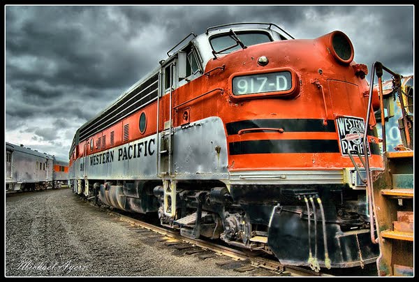 Western Pacific Train HDR by Mike Ayers