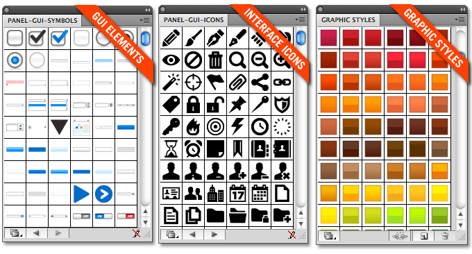 Android Sketch Wireframe for OmniGraffle GUI