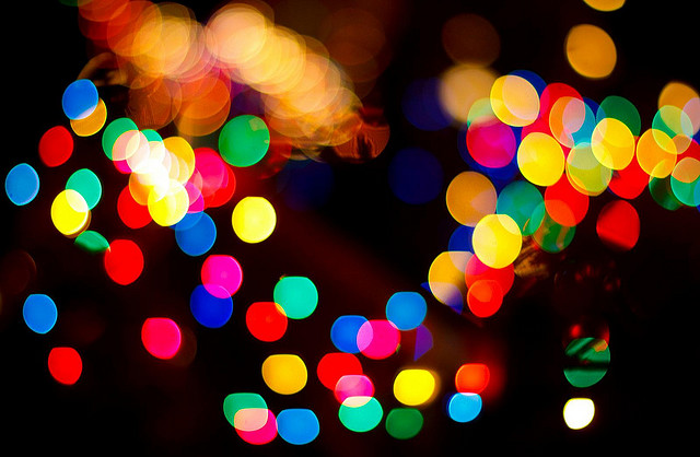 Are we human, or are we dancing bokeh balls of light