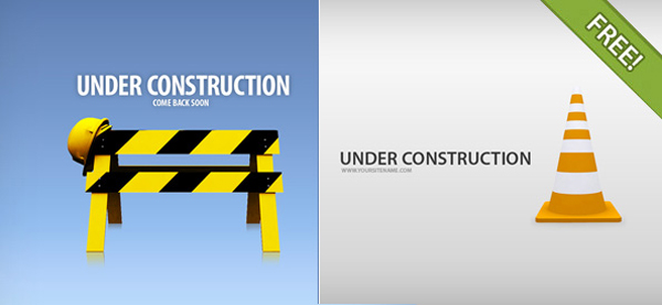 Free 4 Under Construction Pages