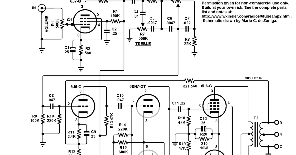 Audio kit: Tube amplifier push-pull 50 watt