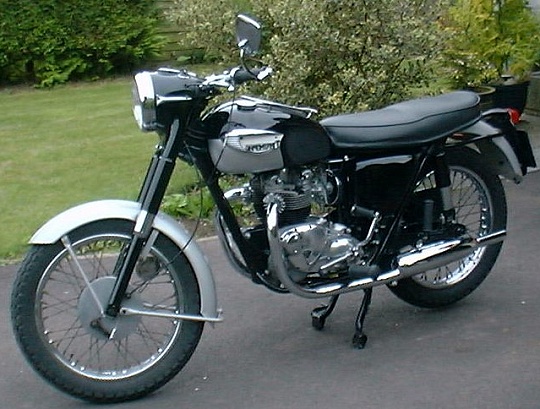 Vintage Triumph Motorcycle 110