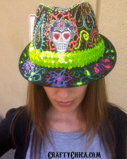 CRAFT: Sugar Skull Iced Fedora 