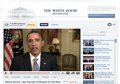 .YouTube live-streaming President Obama a joint session on the White House channel