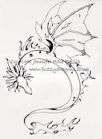 inked dragon Copyright Jennifer Rose Phillip