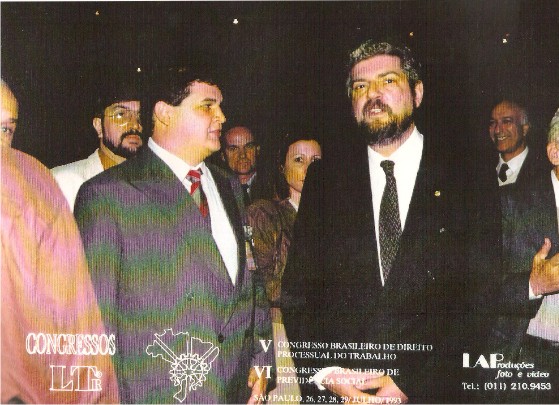 Dr.Flávio Madeira Superintendente do EPREMA com Antônio Brito Ministro da Previdência